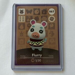 Animal Crossing Amiibo Card - Flurry